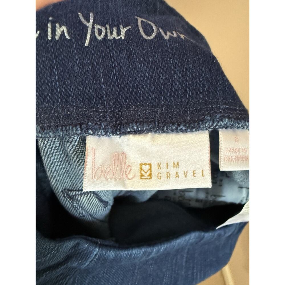 Kim Gravel Belle Women’s Shorts Denim Dark Indigo Size 6 Stretch Comfy - Picture 7 of 7